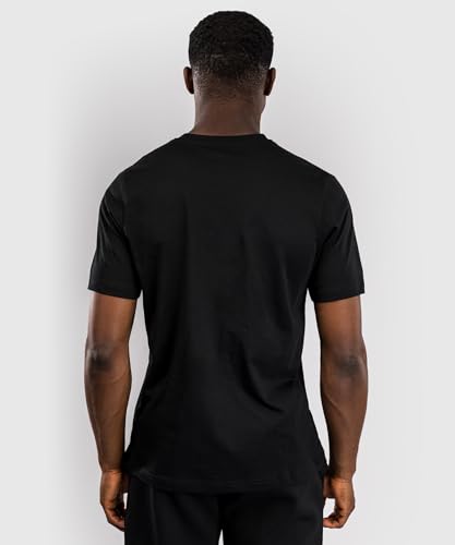 Venum Men's Standard Replica Short Sleeve T-Shirt, Black/Gold, Small US4