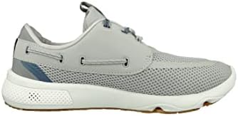 Sperry Men's, 7 Seas 3 Eye Sneaker Grey Navy 9.5 M | Image 4