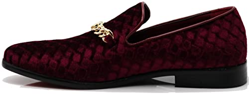 SPK05 Men's Vintage Satin Silky Floral Print Embroidery Loafers Slip On Shoes Classic Tuxedo Dress Shoes3