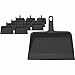 Genuine Joe 02406CT Dust Pan Heavy-Duty Plastic 12-Inch 12/CT Black