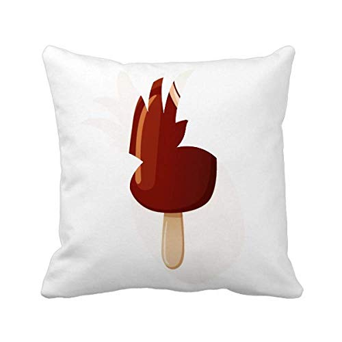 Chocolat croustillant popsiclesweet crème glacée housse de coussin - 2
