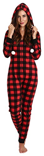 Blis Adult Onesie Pajamas For Women Christmas Adult Onesies Comfy Novelty Christmas Pajamas Women's One Piece Novelty Pajamas Multicolor 3X #TOP3
