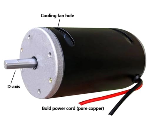 Moteur à Aimant Permanent 12V contre l'usure mécanique à double roulement