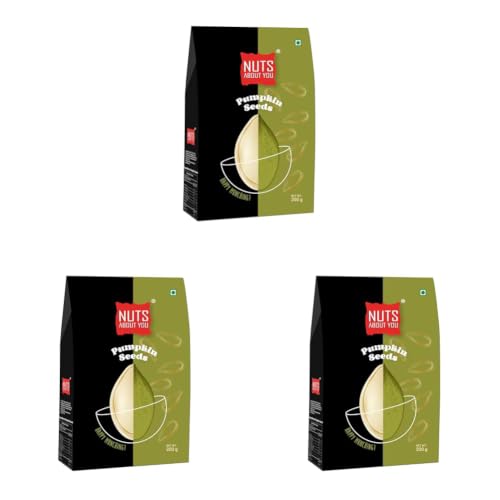 Image of Nuts About You PUMPKIN Seeds, 200 g | Raw | Premium | 100% Natural | Diet Food (Pack of 3)