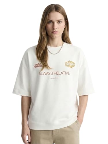 Image of ColorChakra Cotton Oversized Tshirt for Womens Down Shoulder Loose fit t-Shirt Women Baggy Style Oversize t-Shirt Korean fit