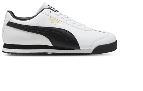 PUMA Mens Roma 24 Standard Lace Up Sneakers Shoes - White - Size 6.5 M