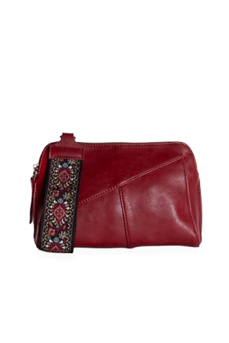Image of Joy Susan Woven Strap Crossbody: Gigi Wristlet