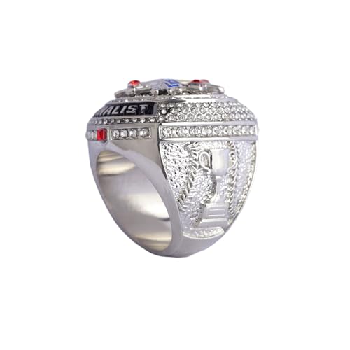 Image of 2 pcs Pack or 12 pcs Pack Softball Championship Trophy Ring Award Gift for Tournament Champion Team palyers Awards Trophy on Side Size 9.5