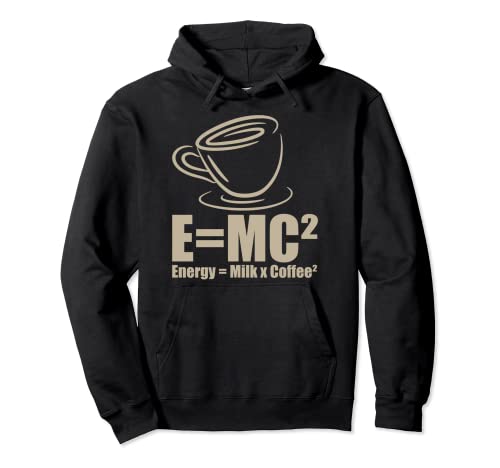 Cool E=MC2 Energy Milk Coffee Funny Formula Bebedero Regalo Sudadera con Capucha
