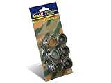 pintura camuflaje para moto  Revell 32340 - Botes de pintura para camuflaje militar (6 unidades x 14 ml)