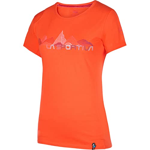 La Sportiva Peaks Damen-T-Shirt W Cherry Tomato