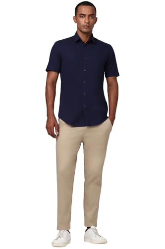 Image of Peter England Men's Solid Slim Fit Shirt
