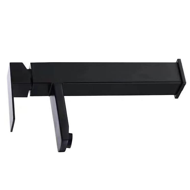 Cyrank Robinet De Lavabo De Salle De Bain, Robinet pour Lavabo De Salle De Bain, Robinet De Salle De Bain Noir en Acier Inoxydable Robinet De Lavabo Cascade Moderne pour Maison Hôtel 2 Tuyaux