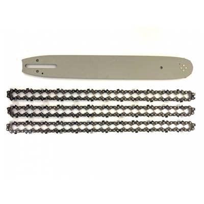 Nemura - Guide de 40cm + 3 Chaîne de tronçonneuse - 56 Entraineurs - Pas 3/8LP - Jauge 0.50 (1.3mm)… Cover