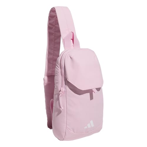 adidas Essentials 3 Crossbody Sling Bag with Phone Pocket True Pink OSFA
