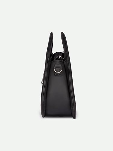 Image of ZOUK Nadia Sling Bag for Women - Stylish Crossbody with Cutout Top Handle | Handcrafted Shoulder Bag with Multiple Pockets & Water-Resistant Lining | Formal & Casual Use |
