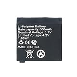 smart q18 ¡100% nuevo! ZJBKX Batería Recargable del Litio De 3.7v 500mah, Batería del Smart Watch para El Smart Watch Q18 2pcs