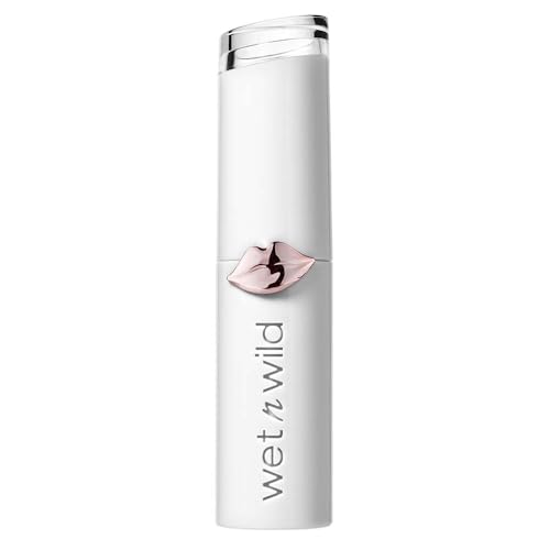 wet n wild Mega Last High-Shine Lipstick Lip Color, Infused with Seed Oils For a Nourishing High-Shine, Buildable & Blendable Creamy Color, Cruelty-Free & Vegan - Pinky Ring