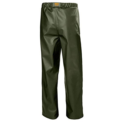 Image of Helly Hansen Workwear Gale Waterproof Rain Pants for Men, Elastic Waist | Snap Cuffs, Adjustable Fit Over Layers, Welded Seams, Machine Washable 40C, Waterproof Work Pants, For Fishing & Work