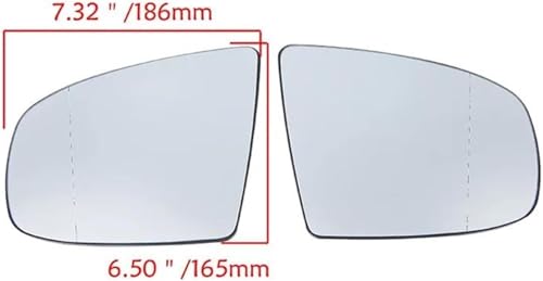 Espejo retrovisor lateral del coche con calefacción BMW X5 E70 evita hielo 2