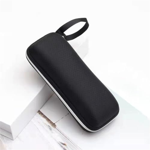 Image of Semi-Hard Shell Sunglasses Case,Portable Zipper Eyeglasses Case,Protective Box For Glasses,Includes a storage bag and glasses wiping cloth