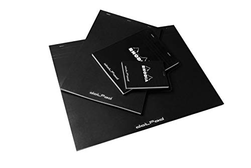 Rhodia Head Stapled Pad, No18 A4, Dot - Black ("8 1/4"" x 11 3/4""") (18559C) - Thumbnail 4
