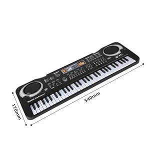 Électronique clavier Piano Clavier Électronique Numérique Noir À 61 Touches, Piano Électrique, Instrument De Musique, Avec Mini Microphone - Les Beatles, Paul McCartney, John Lennon, RIngo Starr, George Harrison Électronique clavier Piano Clavier Électronique Numérique Noir À 61 Touches, Piano Électrique, Instrument De Musique, Avec Mini Microphone – Image 5