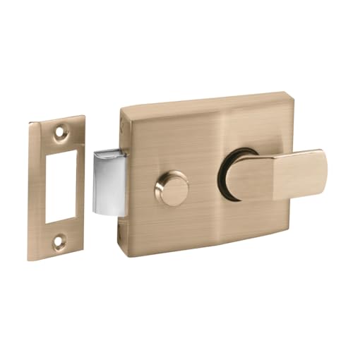 Image of Ozone Night Latch for Inside Opening Doors (Right Hand Side, Antique Bronze)