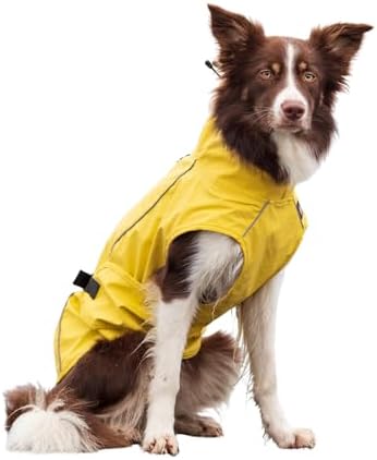 TRIXIE Impermeable Vimy para Perros Poliuretano S 35 cm amarillo