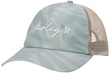 Hurley Women's Baseball Cap - Key West Curved Brim Snap-Back Trucker Hat, Size One Size, Washed Cora