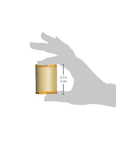 Hilo de Algodón 100% Natural Gutermann 800M Crema miniatura 2