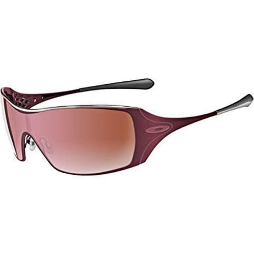 Oakley Women's OO4008 Dart Square Sunglasses, Berry/G40 Black Gradient, 31 mm