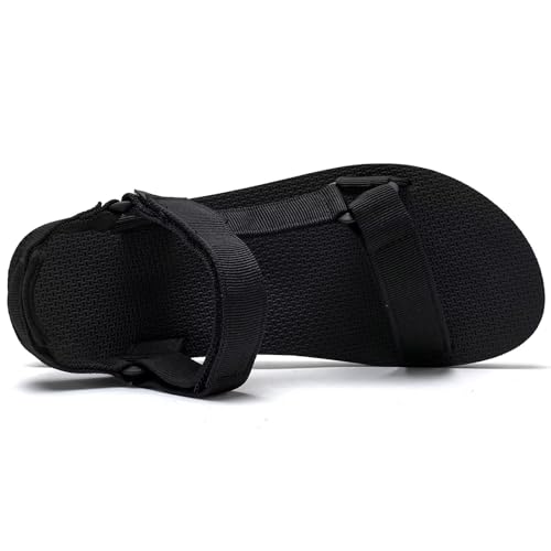 Image of WateLves Men's Sandals Hiking-Sport-Sandals with Adjustable Webbing Lightweight Water-Athletic-Beach-Sandals for Walking-Fishing-Travel-Trekking-Camping