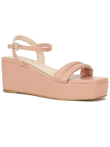 Bata Women Cassie Wedge Heels, Pink, UK 5, (7615549)