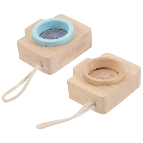 Vaguelly 2Pcs Educational Kaleidoscope for Creative Playthings with Prisms Fun Party Favors for Learning Shapes and Colors and Color Design