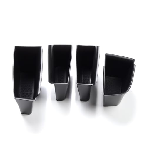 マツダ 3 第4世代 & CX-30 2019-2024 LHD 対応、サイドドア収納ボックス、ABS アームレストコンテナオーガナイザー(Front and back 4pcs)