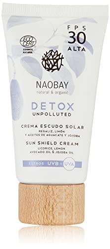 Crema escudo solar SPF 30 Naobay 50 ml