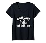 Photo Gallery donna bowling ecco come faccio a rotolare per bowlers maglietta con collo a v Photo Gallery donna bowling ecco come faccio a rotolare per bowlers maglietta con collo a v