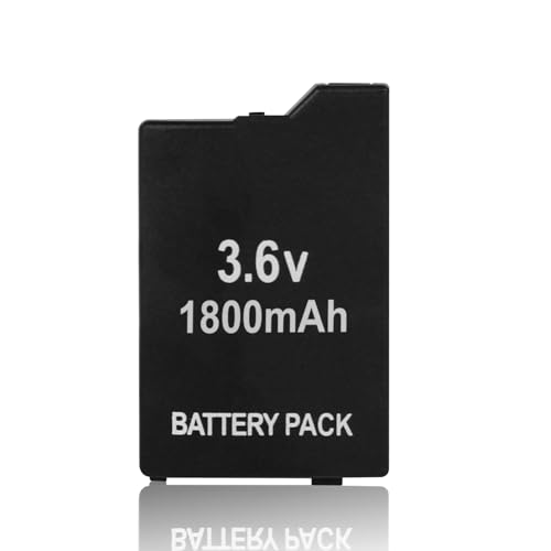 FLSTOR Batería para PSP 2000 y PSP 3000, 1800 mAh, ion de litio, repuesto compatible con la consola Sony PSP 2000/3000, (no para PSP 1000/PS Vita)