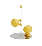 Durchmesser 11 cm A di Alessi LILLIPUT Menage: Salz und Pfeffer gelb