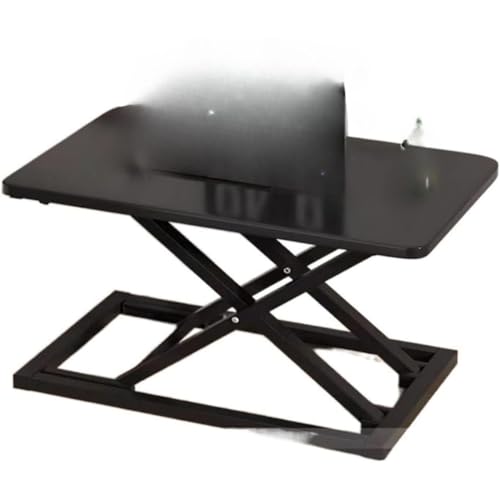 Kwueiit ガス圧昇降機構を採用し静音で滑らかに調整可能。天板サイズ 60*34cm で、昇降範囲 6〜40cm の無段階調整で座り/立ち姿勢を自在切り替え。組立不要で即使用可,オフィス・テレワーク・在宅勤務に最適。座り過ぎ解消に役立ち、デスクワークの