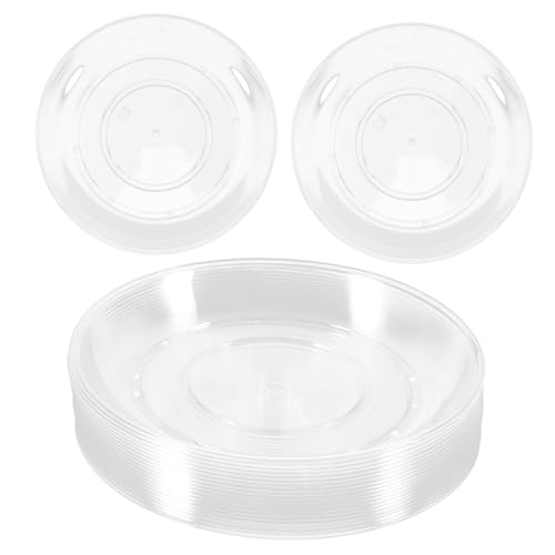 BRIGHTFUFU 20pcs Snack Tray Condiment Bowls Sauce Small Dipping Bowl Pasta Plates Serving Appetizer Fruit Platter Sauce Bowls Mini Dried Fruit Plate Condiment Plates Cupcake Dish Dip Bowls