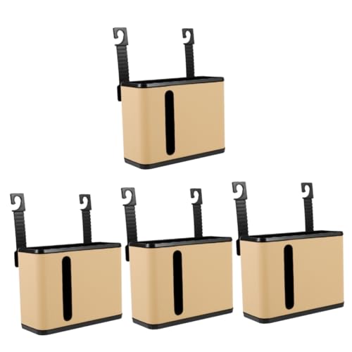 Organiseur de siège arrière de voiture PRETYZOOM en ABS beige