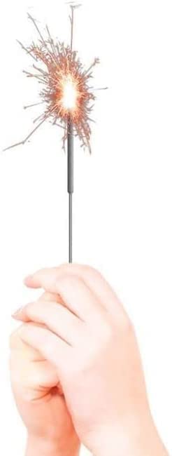 200 pz Candeline Misura 17 Cm scintille prima misura Bastoncino Luminoso Stelline Festa. CATEGORIA FUOCHI D'ARTIFICIO F1 (K1 / Cat.1)