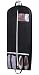 Sleeping Lamb Breathable Garment Bag 54" Dress Suit Cover with 2 Large Mesh Pockets, Black