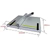 450mm Manual Paper Creasing Machine Paper Scoring Creasing Machine Paper Folding Machine with Positioning Ruler, Heavy Duty Paper Folding for Greeting Cards Booklets Photo Paper