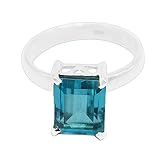 Stein Name Apatit Quarz Meadows 925 Sterling Silber Apatit Quarz 3,37 GM Ringgröße 7 US Ring Schmuck, Sterling Silber, Apatit Quarz