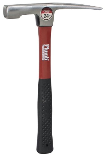 Plumb 24 oz. Brick Hammer with Fiberglass Handle - T11421