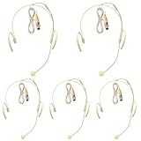 Freie Hände: Nach dem Tragen müssen Benutzer kein Mikrofon mehr halten und können sich frei bewegen und ausdrücken, kann links oder rechts getragen werden und die Länge ist leicht zu verstellen, geeignet für die meisten Gesichter