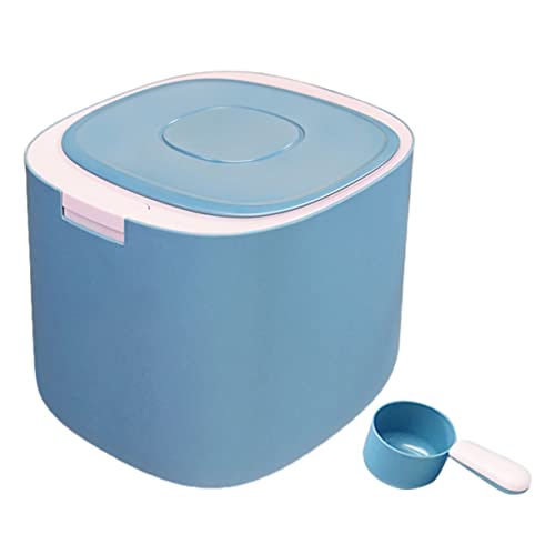 Totority Grain Storage Barrel Pet Food Storage Bin Lid Kibble Container for Cats Dogs